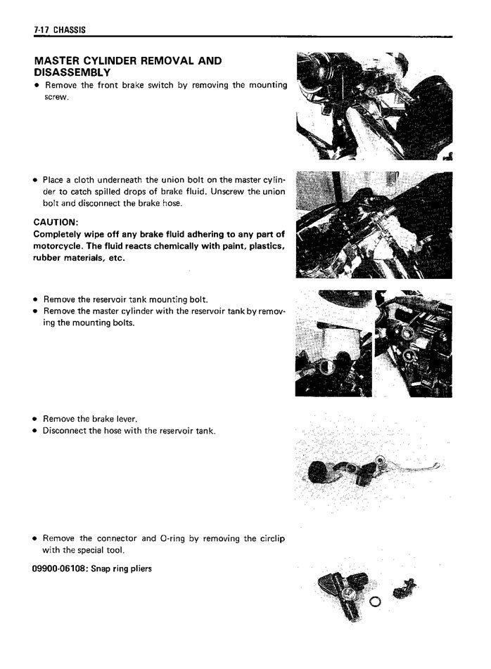 1992-1999 Suzuki RG125R RG125F Service Manual