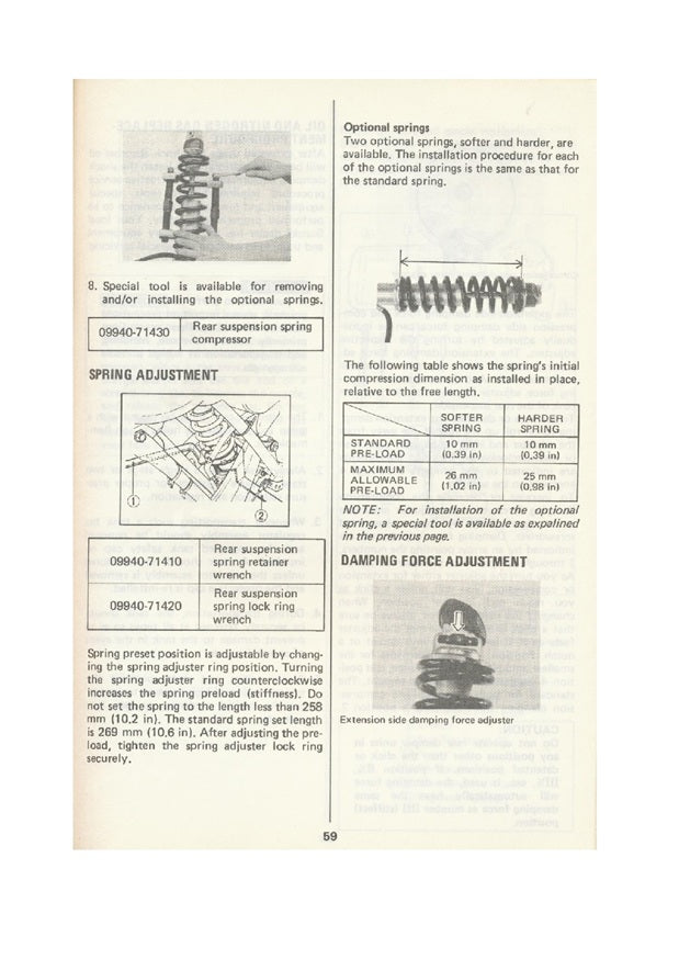 1983-1985 Suzuki RM500 RM 500 Motocross Service Manual