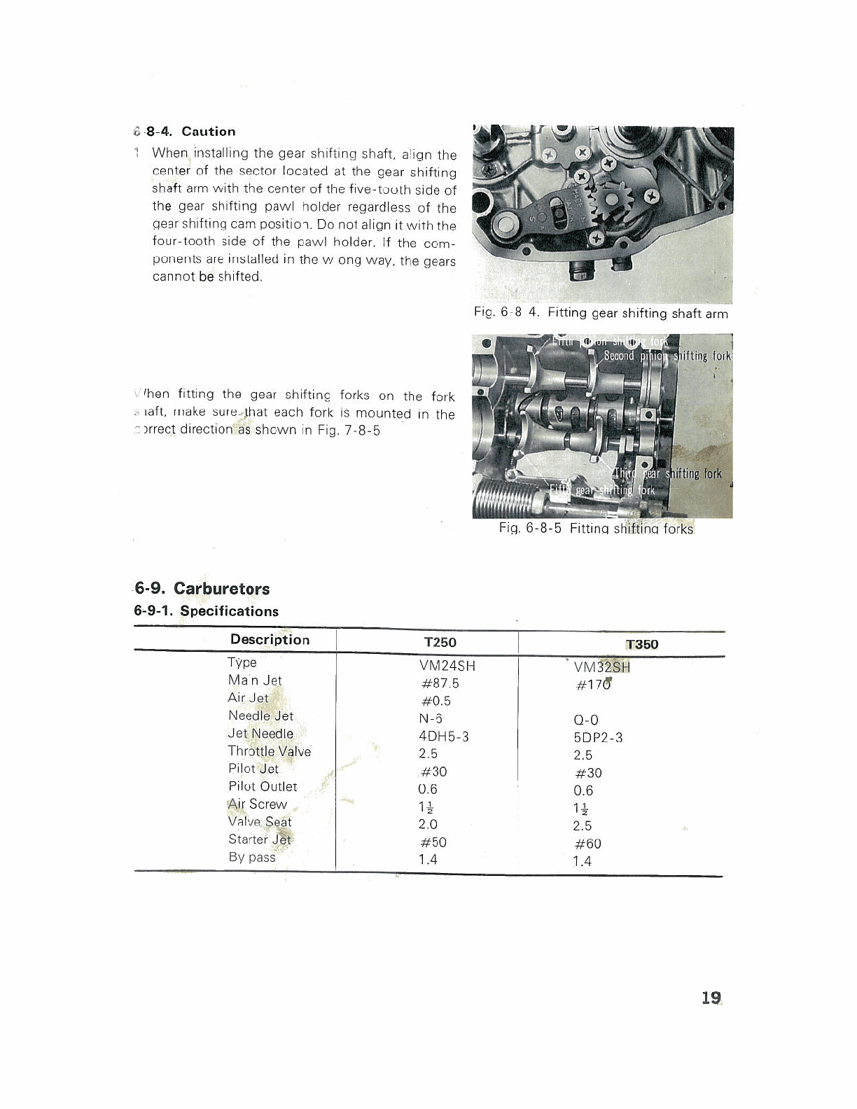 1969-1972 Suzuki T250 Hustler 250cc Service Manual