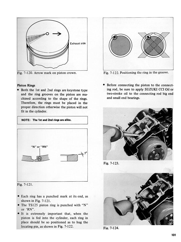 1980-1982 TS125ER TS 125 ER Service Manual