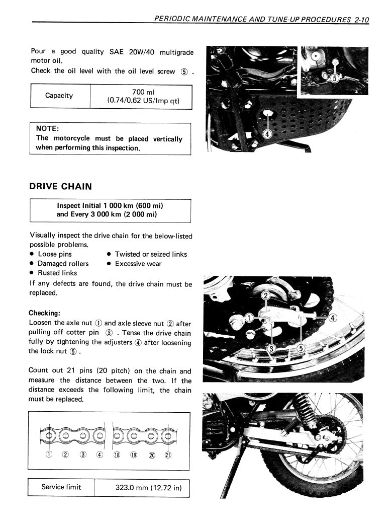 1989-1996 TS200R TS 200 Manual de servicio