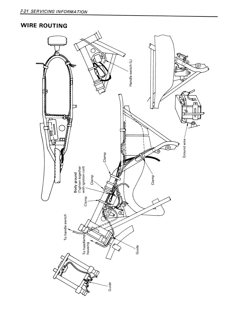 1989-1996 TS200R TS 200 Manual de servicio