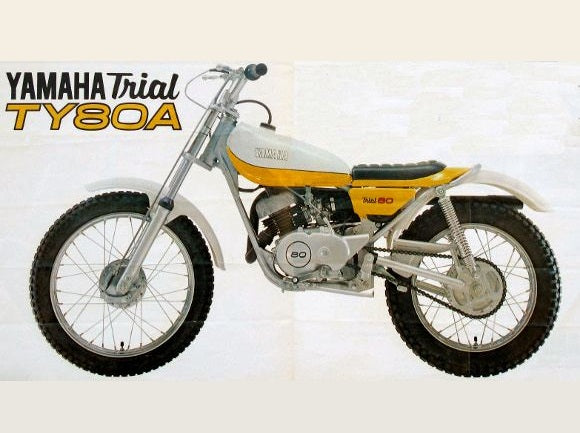 1973-1989 Yamaha TY80 TY80A Trial Service Manual