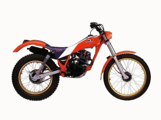 1985 en Honda TLR250 TLR 250 Manual de pruebas