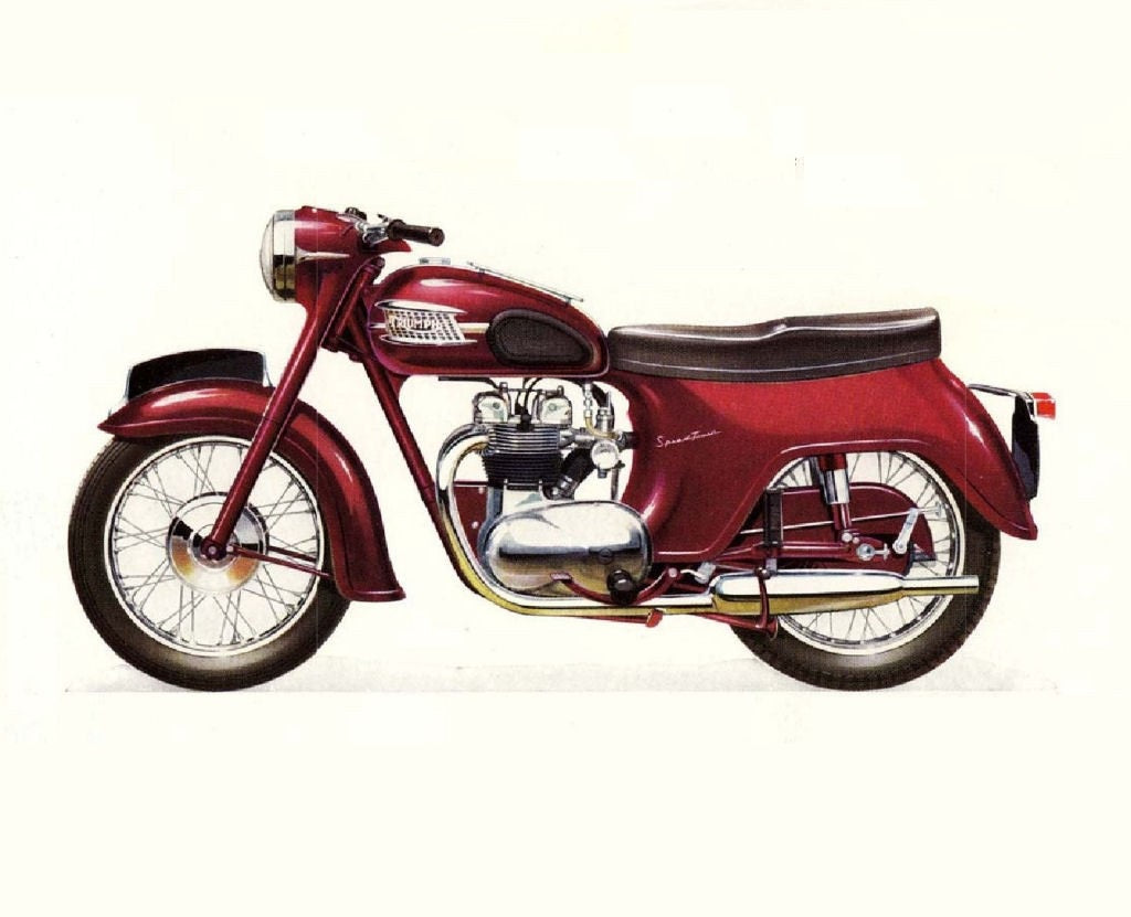1956-1962 Triumph Speed Twin 5T Manual de servicio