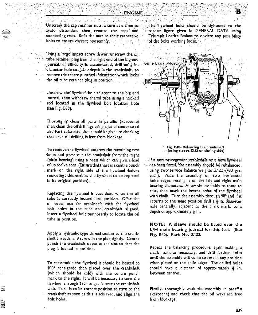 1963-1974 Triumph Tiger 90 T90 350 Service Manual