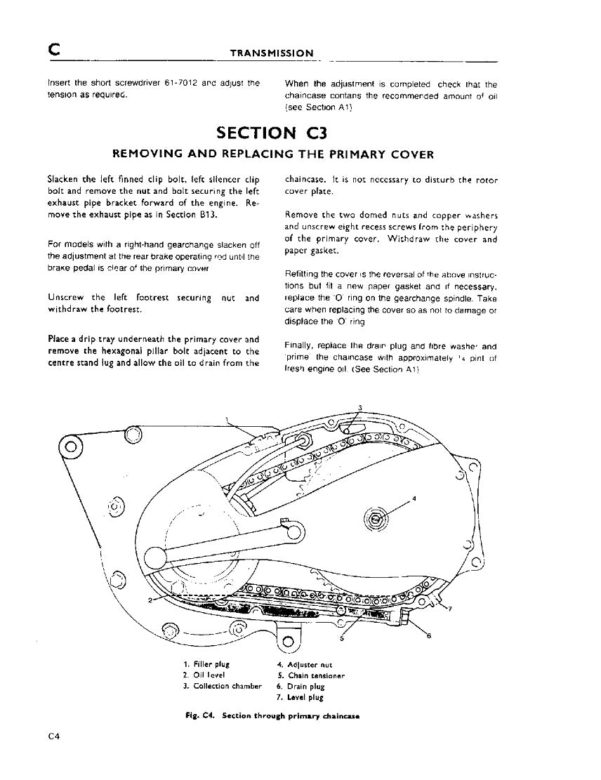 1973-1978 Triumph Bonneville T140V 750 Service Manual