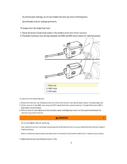 2024 Onwards Triumph Speed 400 Service Manual