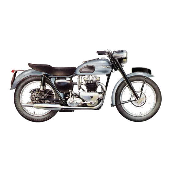1945-1955 Triumph Speed Twin 5T Manual de servicio