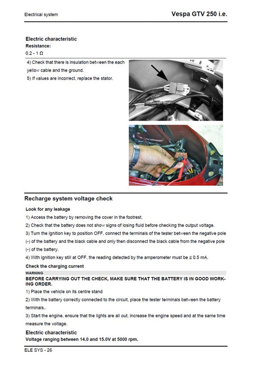 2006-2011 Vespa GTV 250 GTV250 250cc Scooter Service Manual