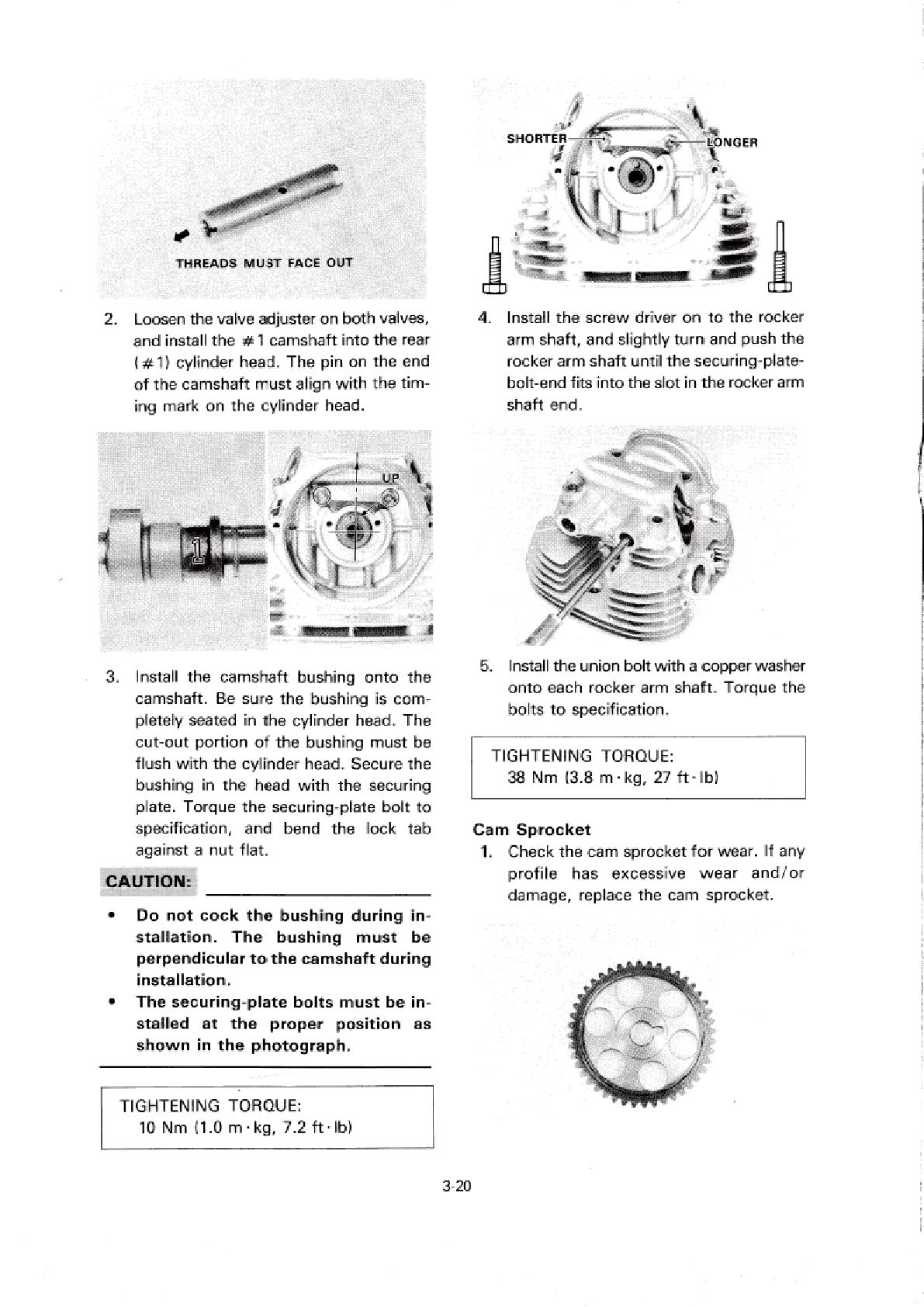 1983-1986 Yamaha XV500 XV500K Virago Service Manual