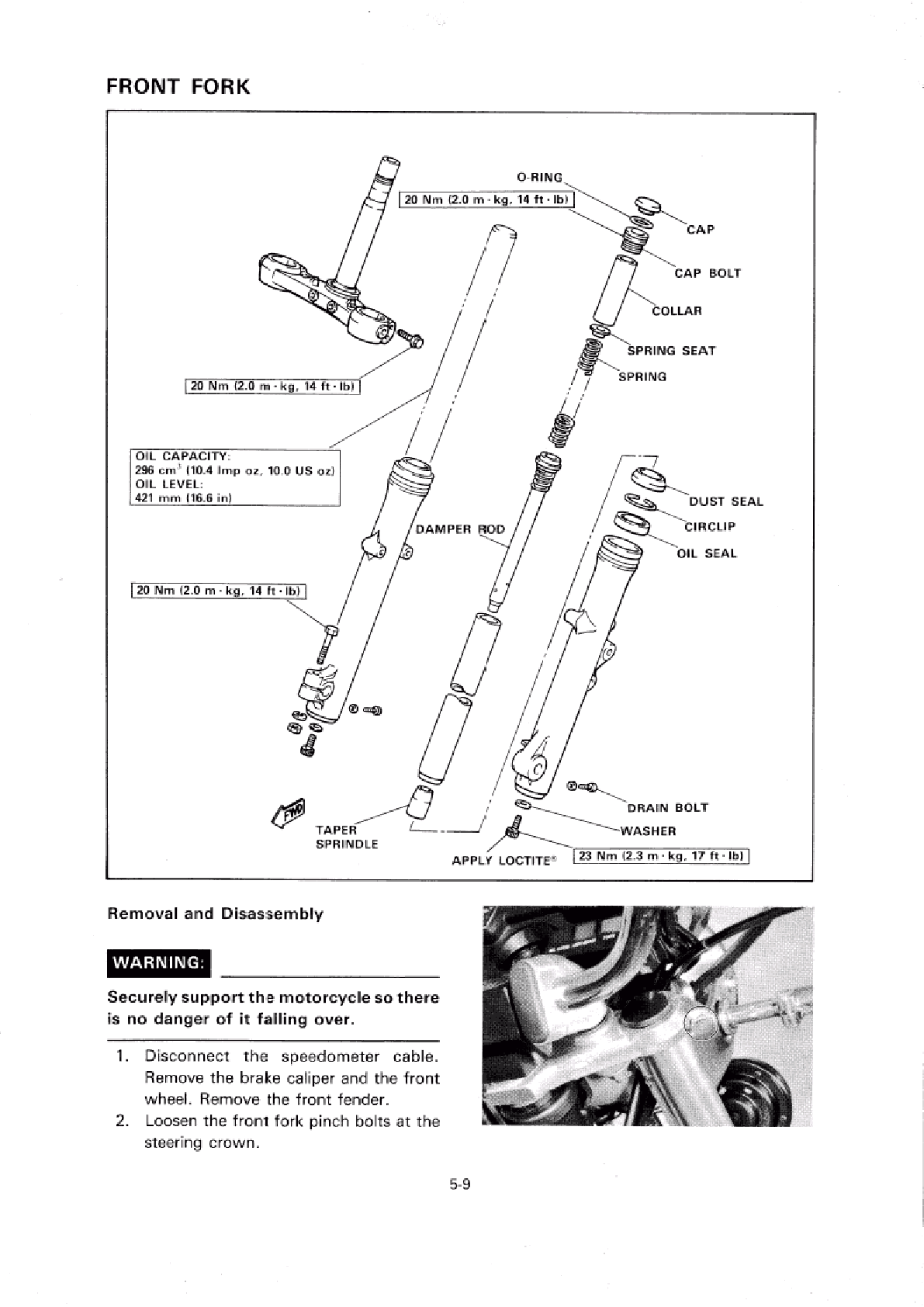 1983-1986 Yamaha XV500 XV500K Virago Service Manual