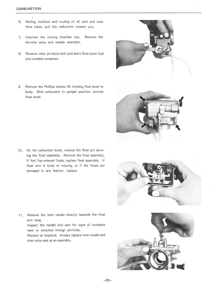 1981 Onwards Yamaha AG 100 AG100 Service Manual