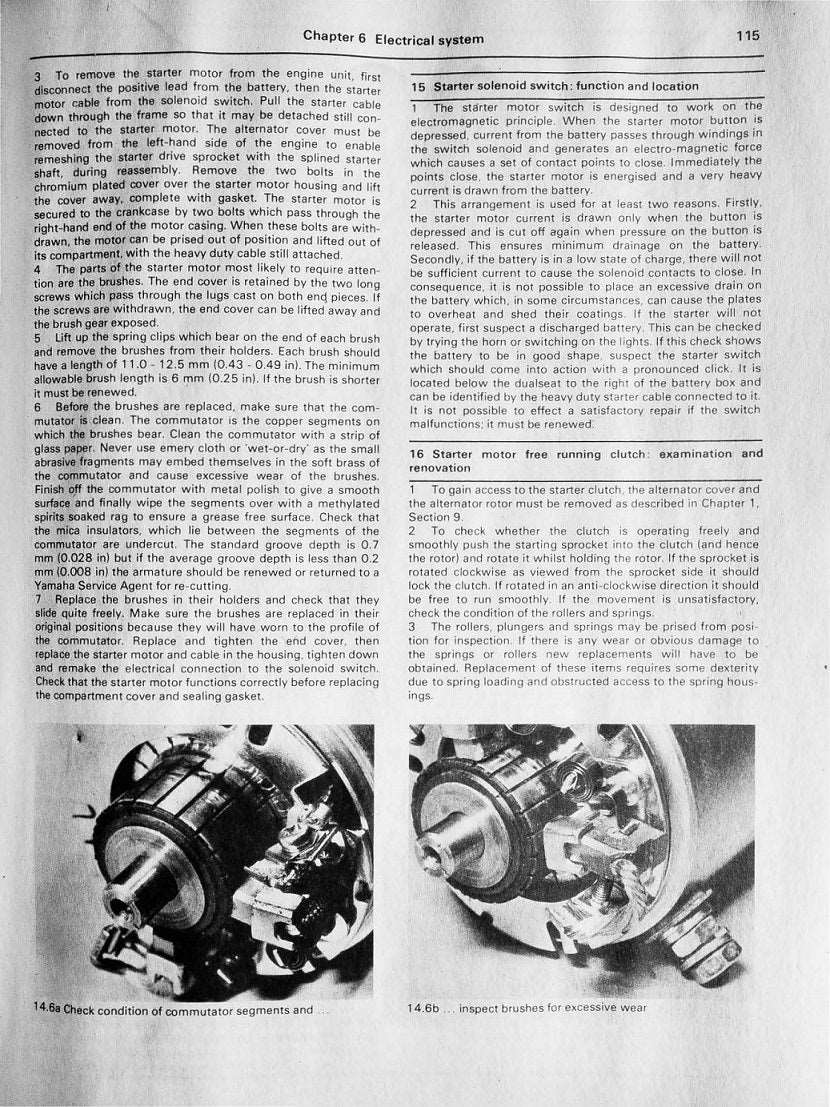 1977-1984 Yamaha XS250 XS 250 C P Service Manual