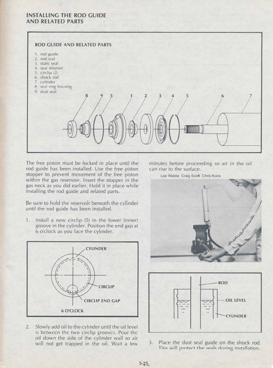 Yamaha De Carbon Monocross Suspension Service / Workshop / Repair Manual