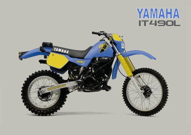 1984 Yamaha IT490 IT 490 Service Manual