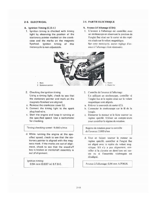 1979on Yamaha MA50 Carrot 50 Scooter Service Manual