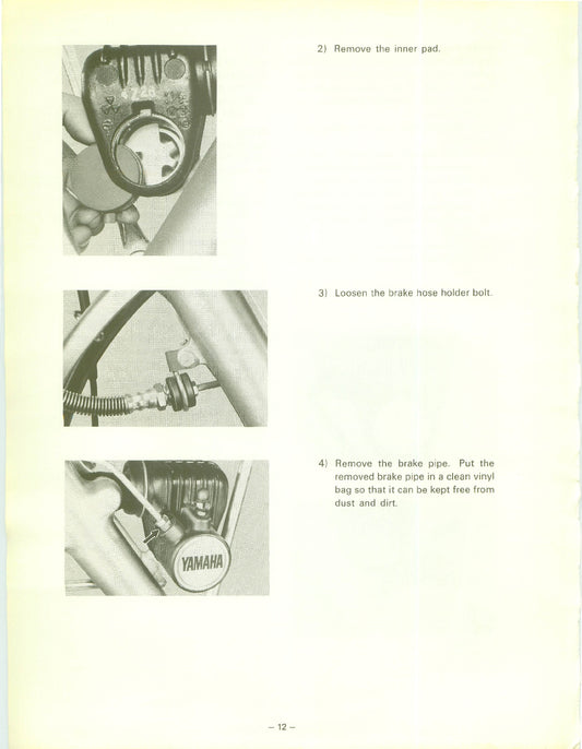 1975on Yamaha RD200 C RD200C Service Manual