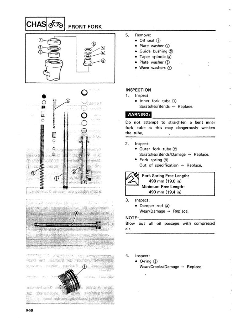 1984-1986 Yamaha RD500LC RD500 LC Service Manual
