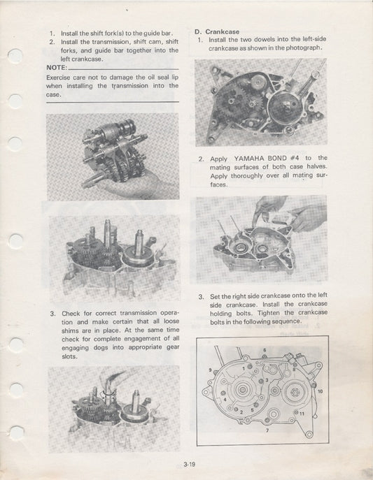 1982-1985 Yamaha RX50 RX 50 Service Manual
