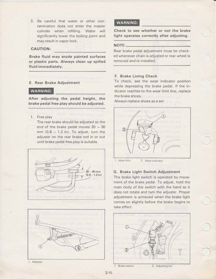 1979on Yamaha RX 50 RX50 Special Service Manual