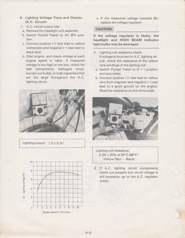 1979on Yamaha RX 50 RX50 Special Service Manual