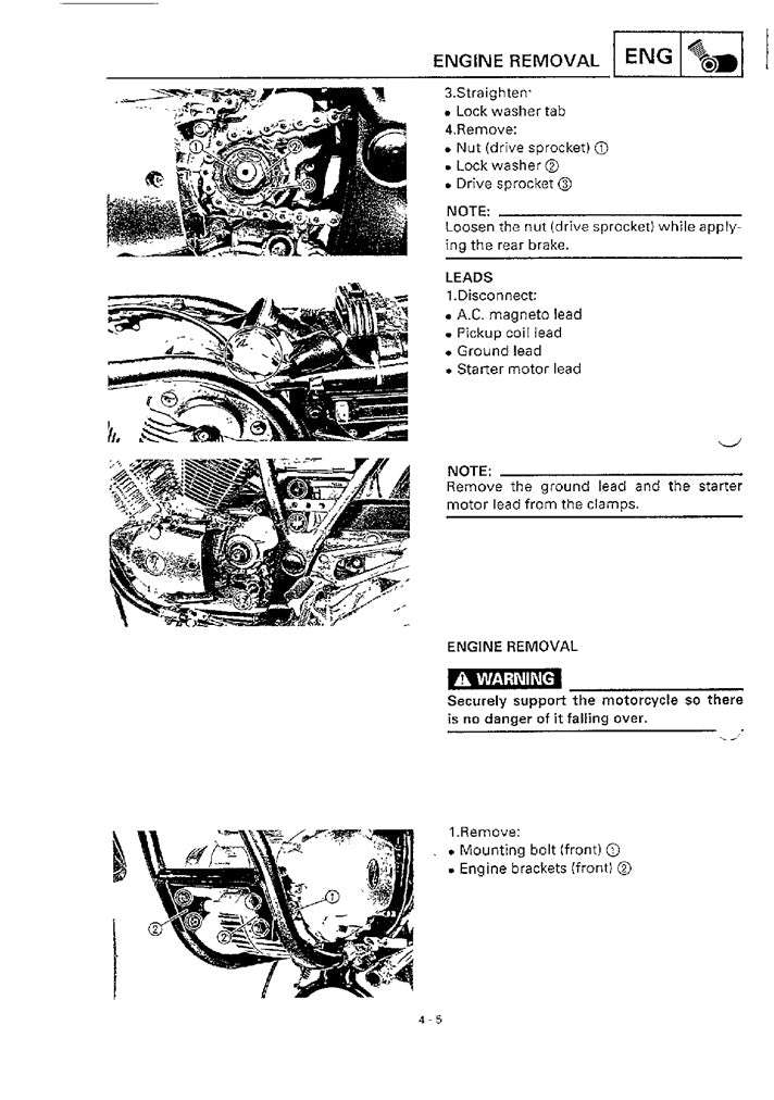 1992-1998 Yamaha SRV250 SRV 250 Renaissa Service Manual