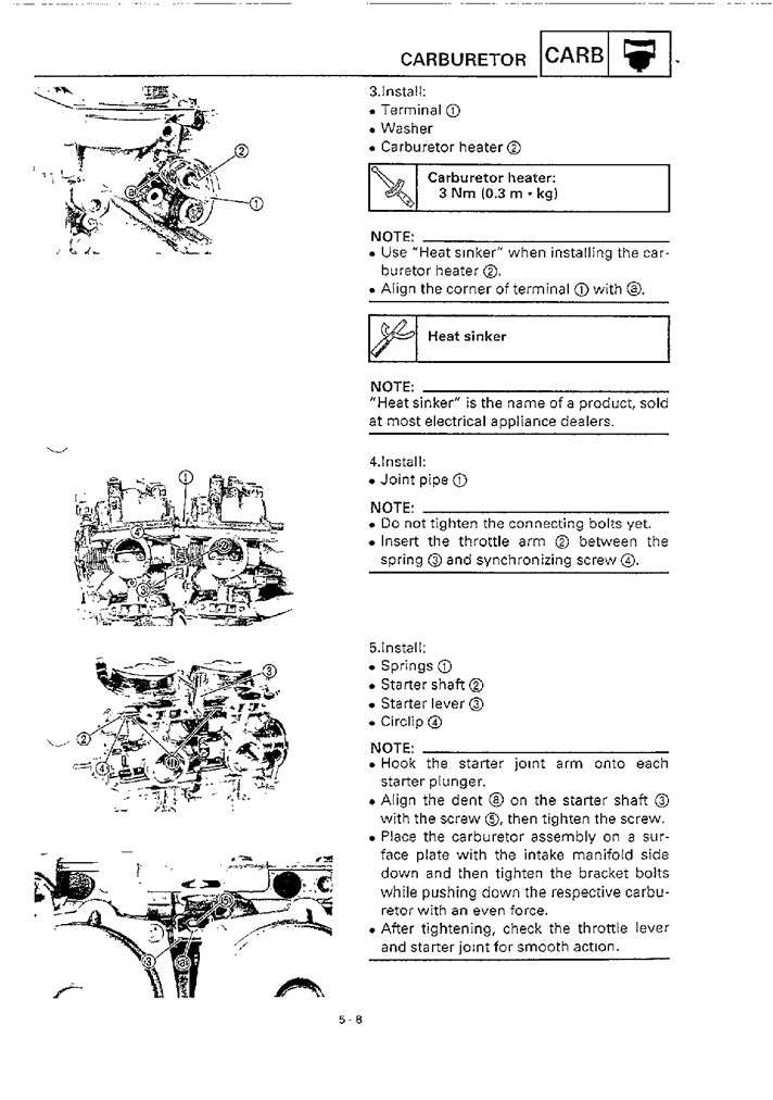 1992-1998 Yamaha SRV250 SRV 250 Renaissa Service Manual