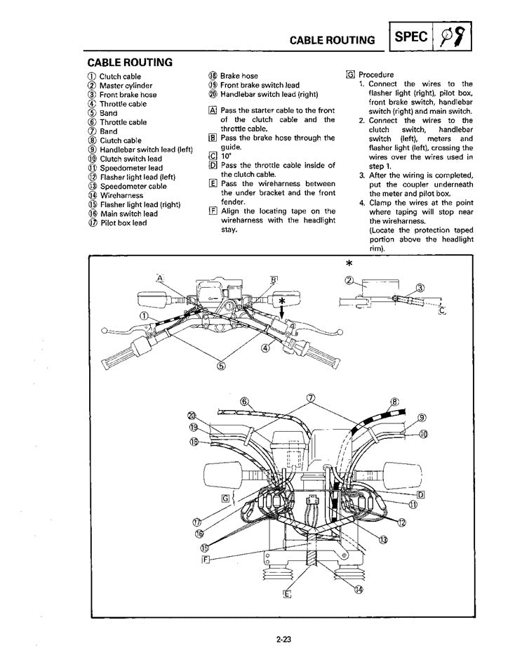 1986-2007 Yamaha XT225 XT 225 Serow Service Manual