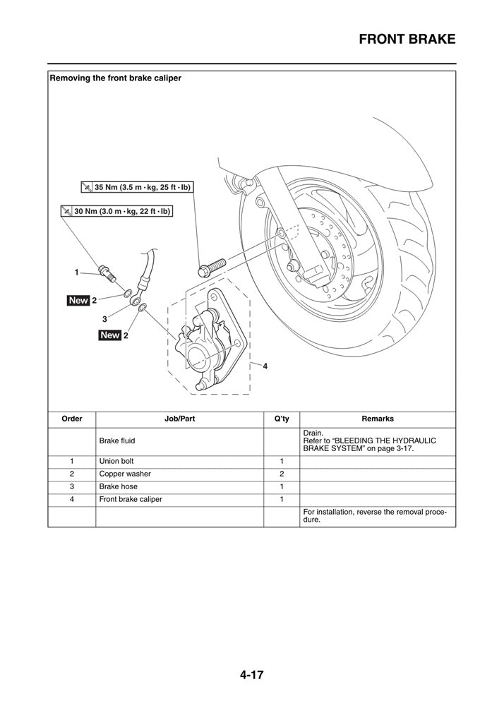 2012 Onwards Yamaha XA125 Cygnus Scooter Service Manual