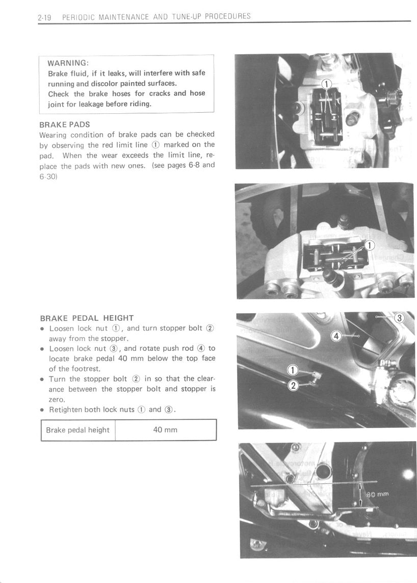 1984-1986 Suzuki GSX1150EF GSX 1150EF Manual