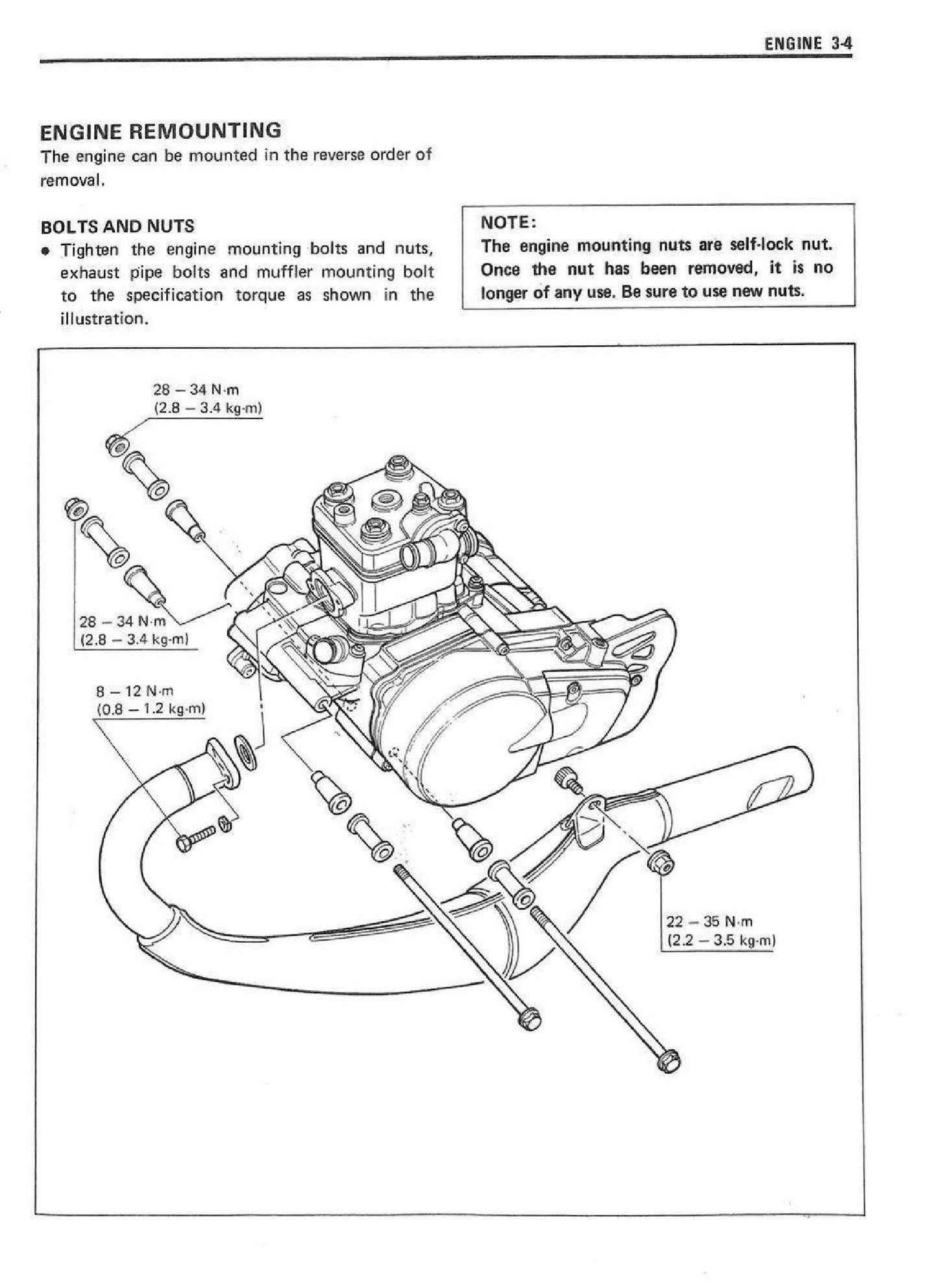 1982-1989 Suzuki RG50 RG50R RG 50 Service Manual