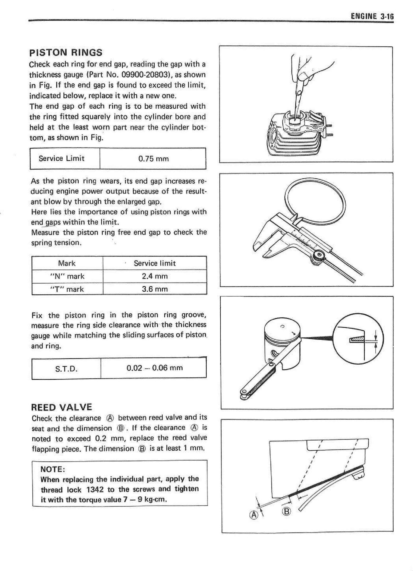 1982-1989 Suzuki RG50 RG50R RG 50 Service Manual