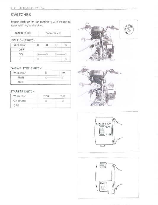 1982-1984 Suzuki GS300L Twin Service Manual