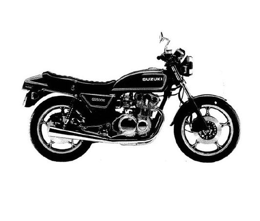 1982-1984 Suzuki GS500X GS 500X Service/Workshop Manual
