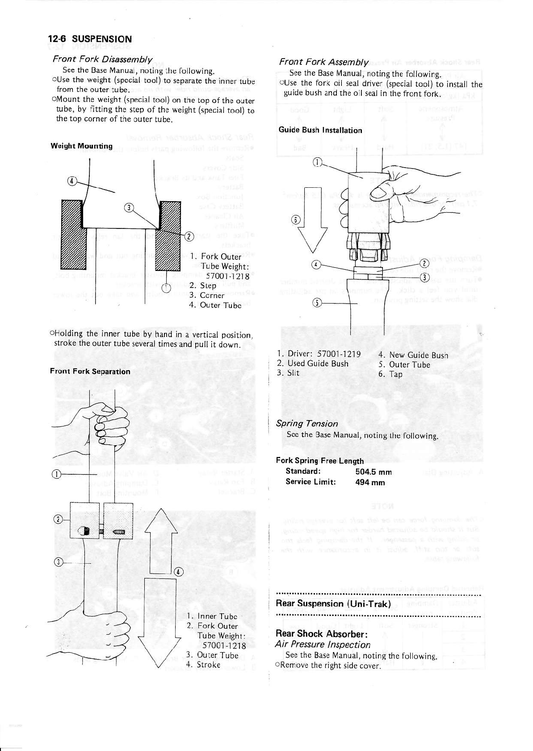 1986-1988 Kawasaki Ninja GPZ1000RX Service Manual