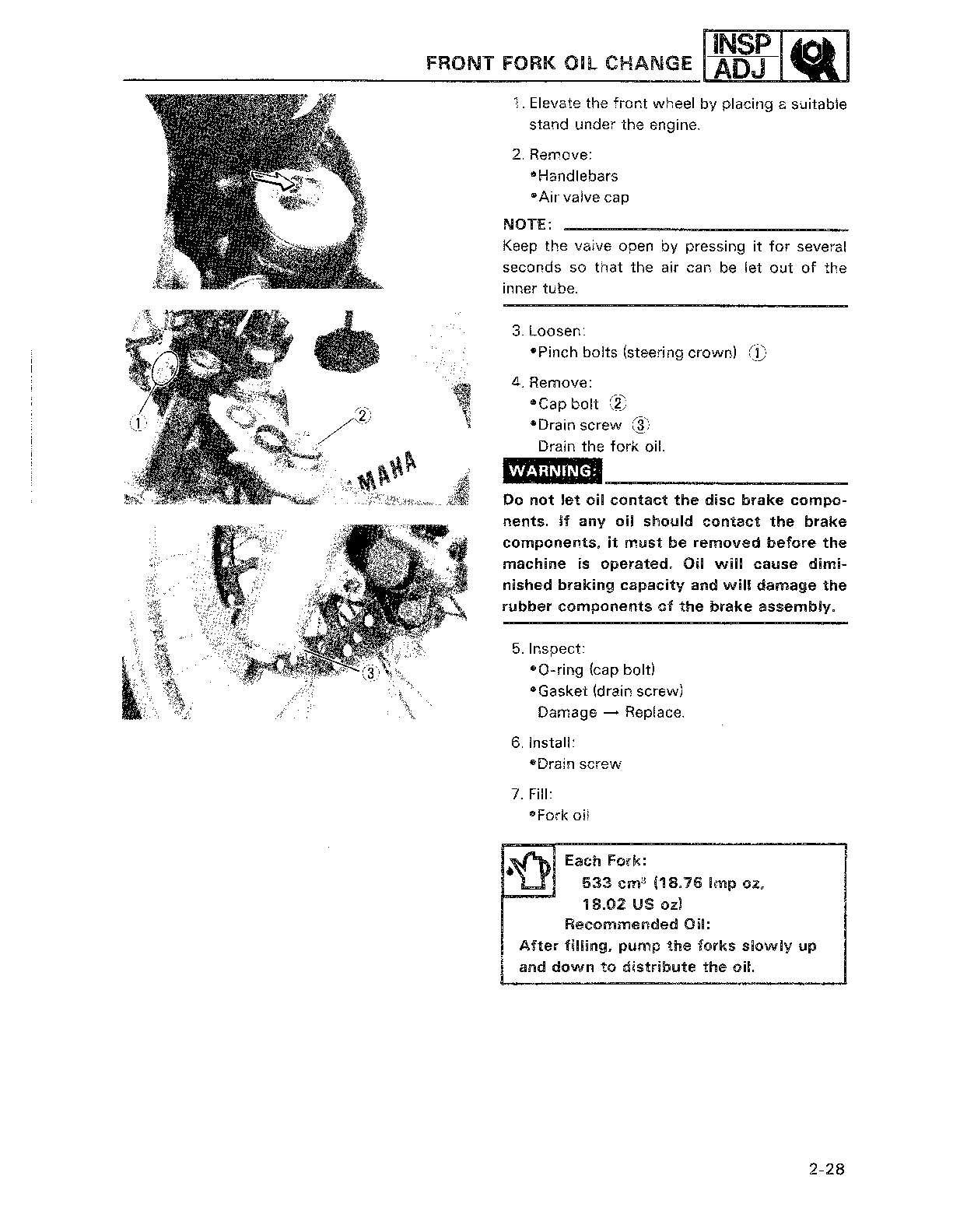 1986-1997 Yamaha TT350 TT 350 Service Manual