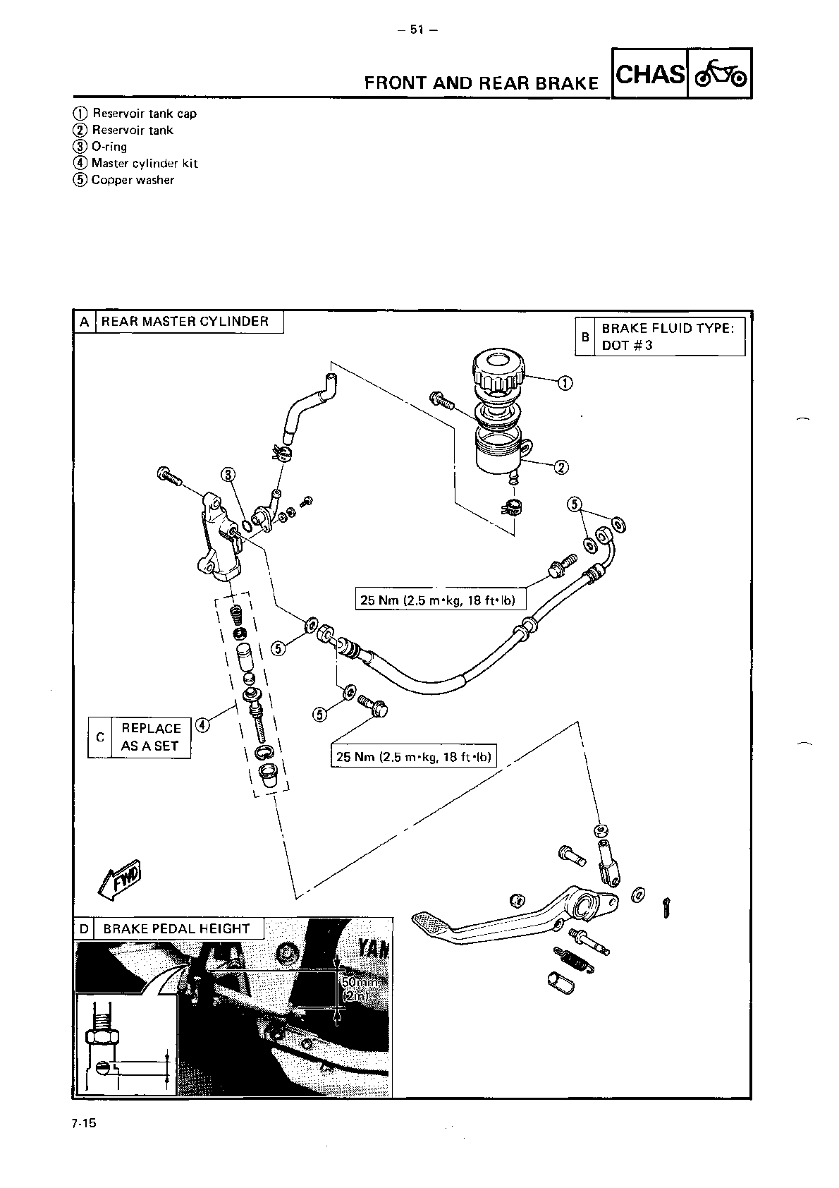 1987-1989 Yamaha FZR1000 FZR 1000 2GH Supersport Service Manual