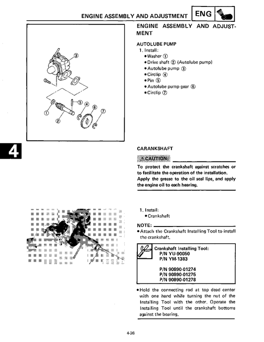 1998-2002 Yamaha YFS200 Blaster Quad Manual de servicio