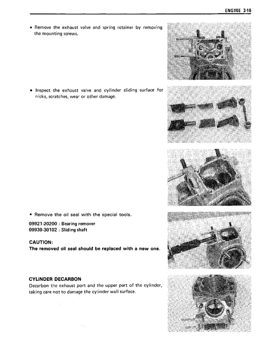 1989-1996 TS200R TS 200 Manual de servicio