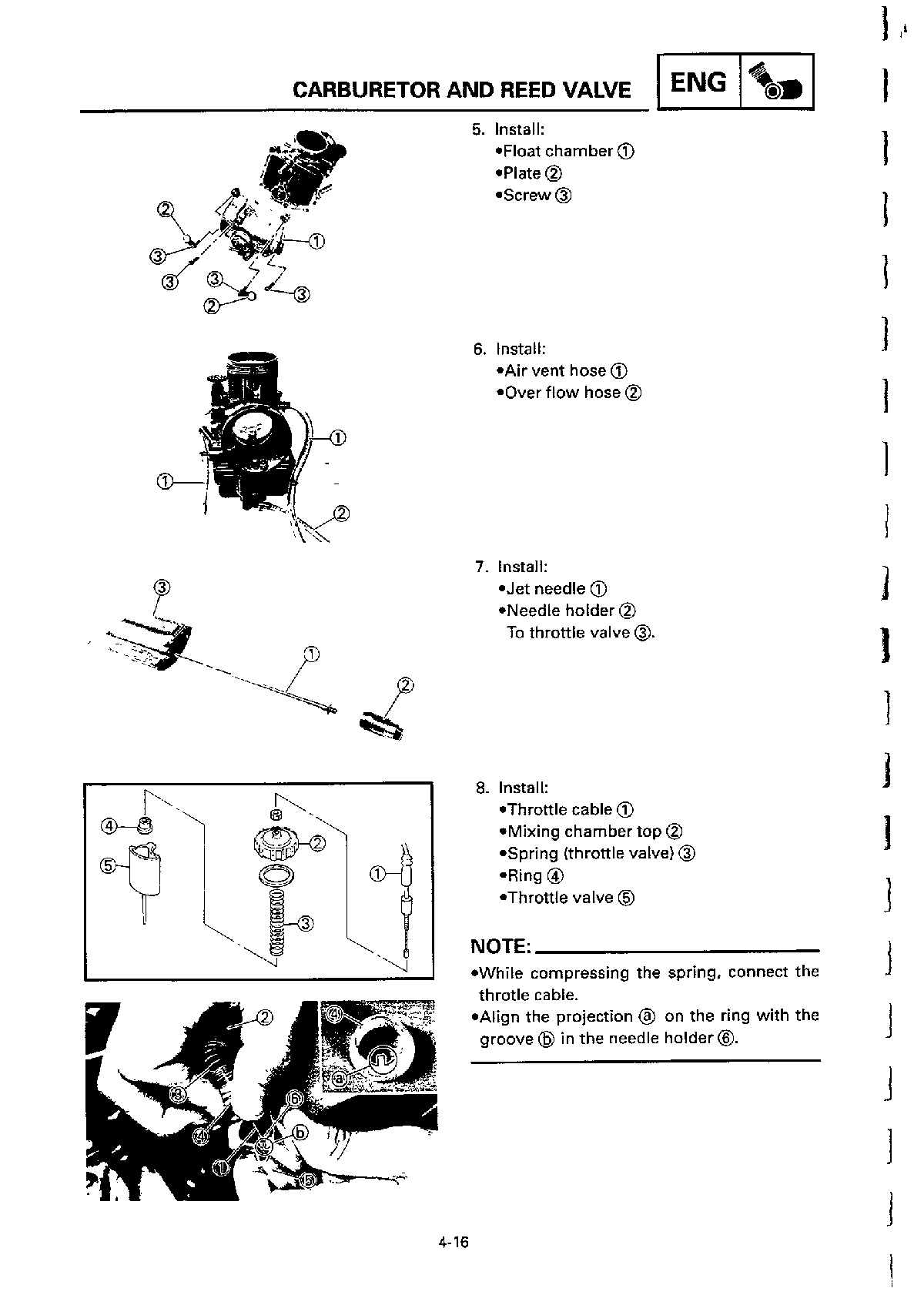1995 Yamaha YZ250 YZ 250 Motocross Service Manual