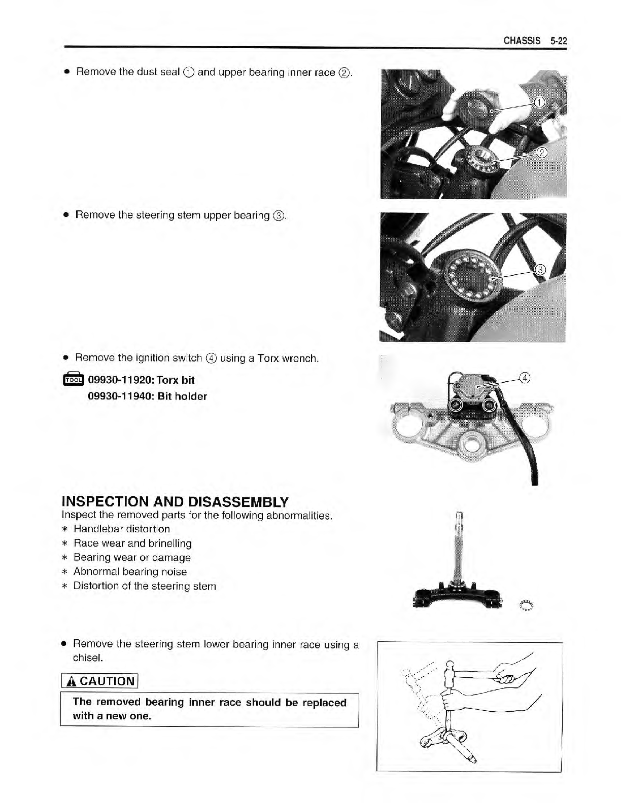 1998-2001 Suzuki GSX600F GSX600 Katana Manual