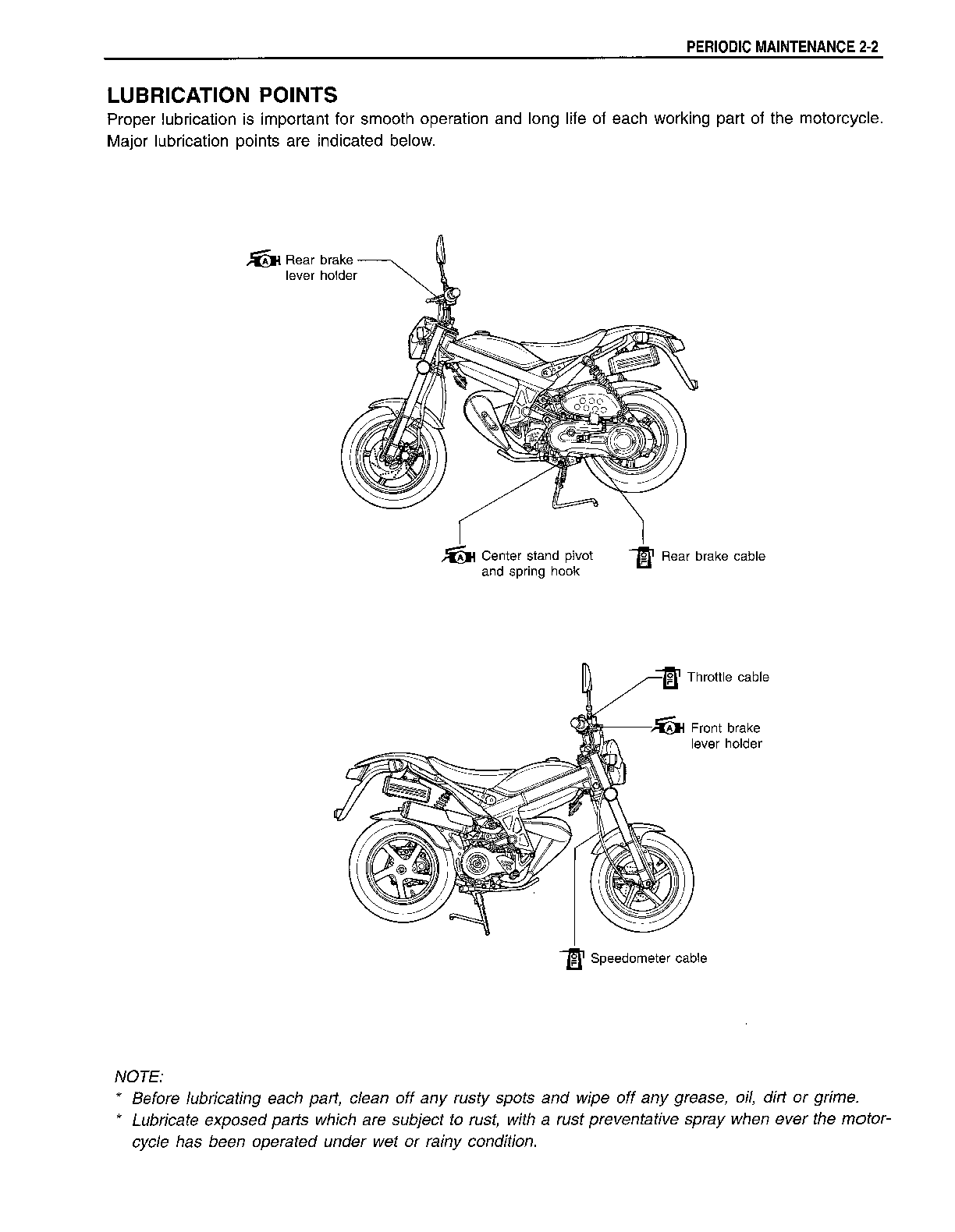 1997-2005 Suzuki TR50S Manual de scooter mágico callejero