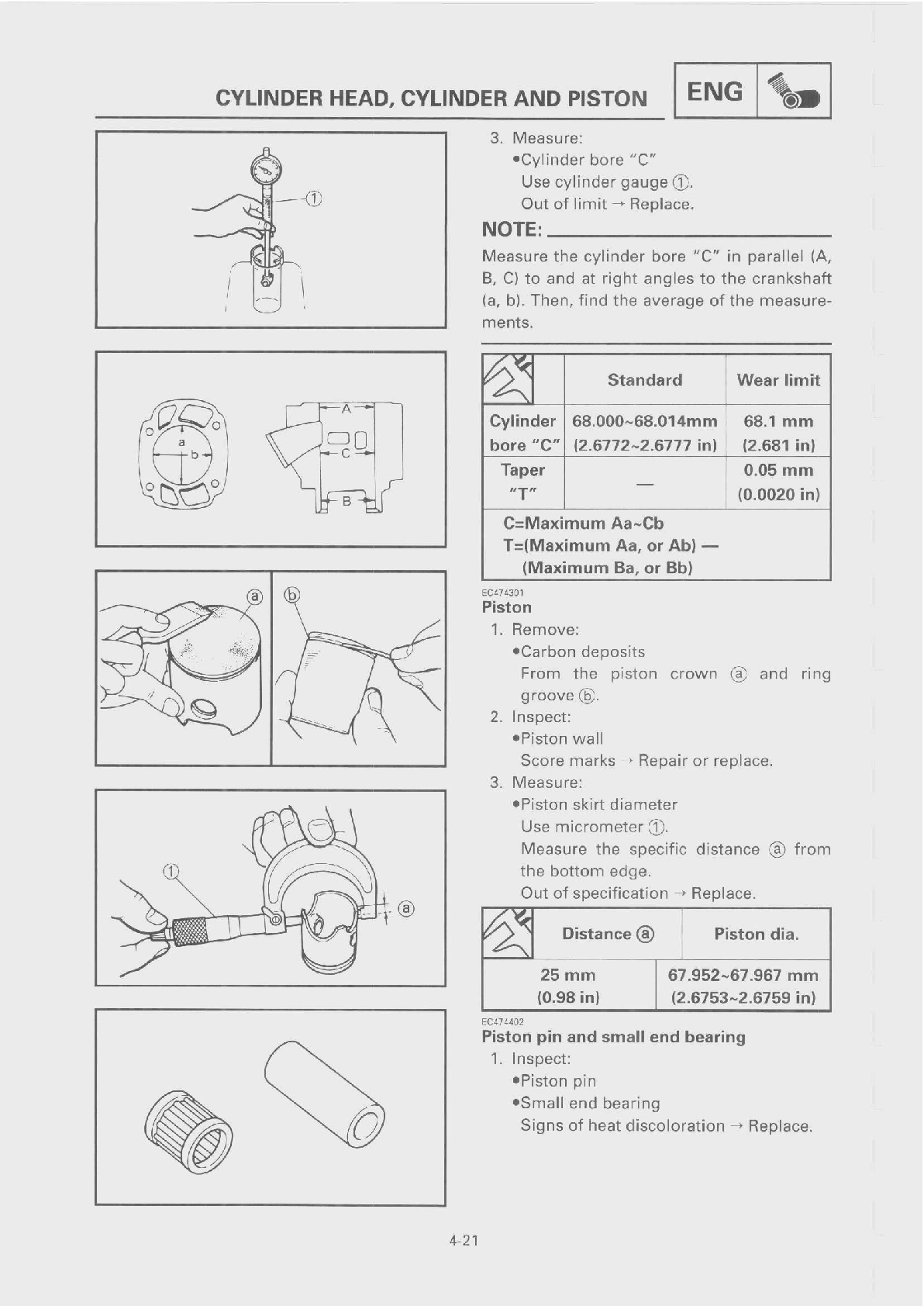 1996-1998 Yamaha YZ250 YZ 250 Motocross Service Manual