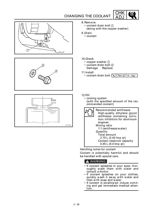 1998-2001 Yamaha YZF-R1 R1 Manual de servicio