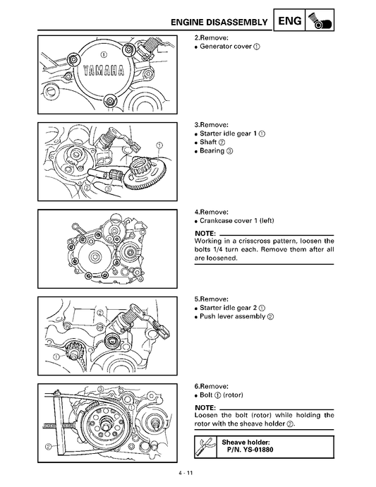 1999-2006 Yamaha TTR250 TTR 250 Motocross Service Manual