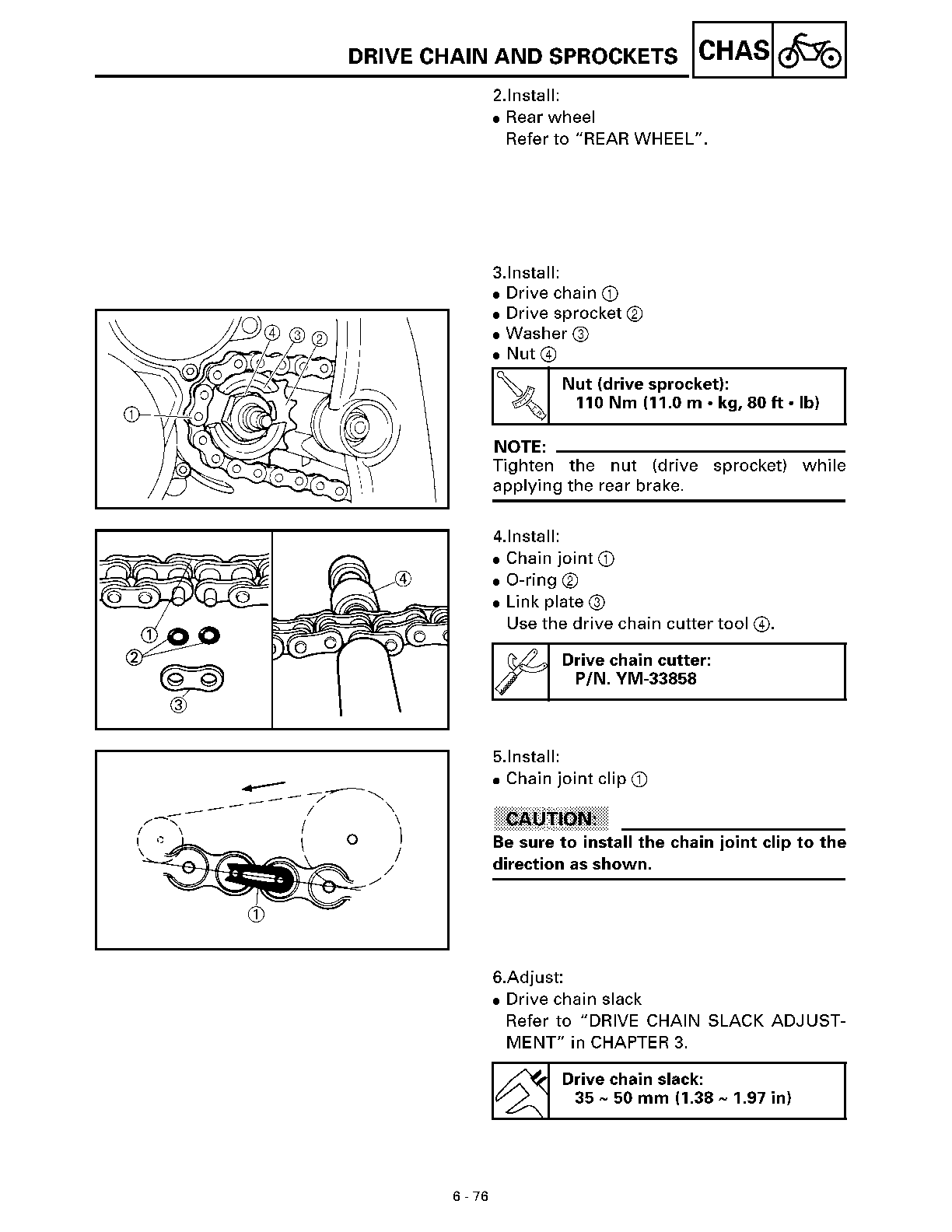 1999-2006 Yamaha TTR250 TTR 250 Motocross Service Manual