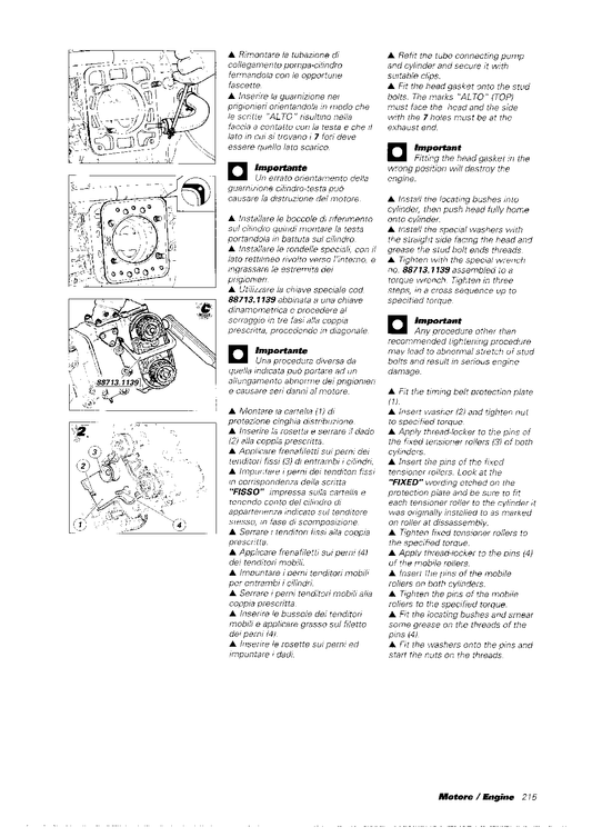 1999-2003 Ducati 996SPS Manual doble especial de producción deportiva
