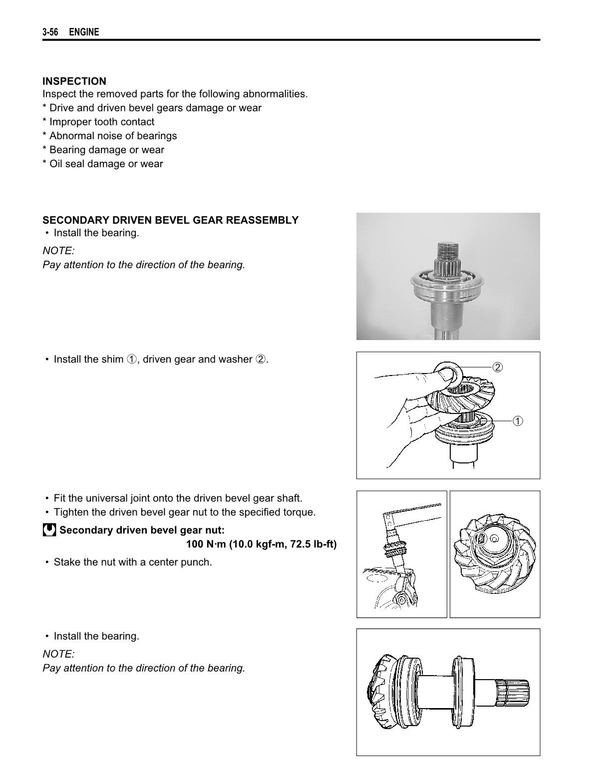 2001-2009 Suzuki LT-F250 Ozark Quad Manual de servicio