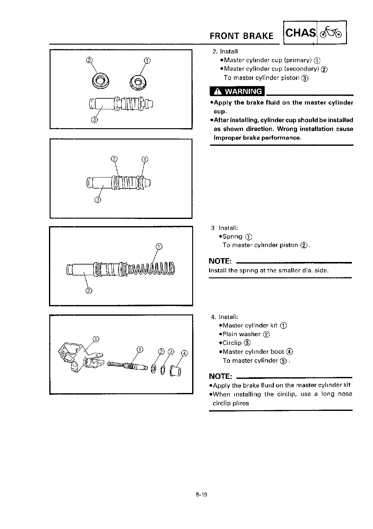 1993-2001 Yamaha YZ80 Motocross Service Manual